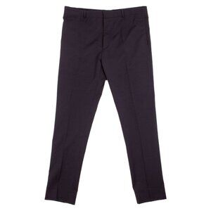 JIL SANDER black cotton blend classic pants